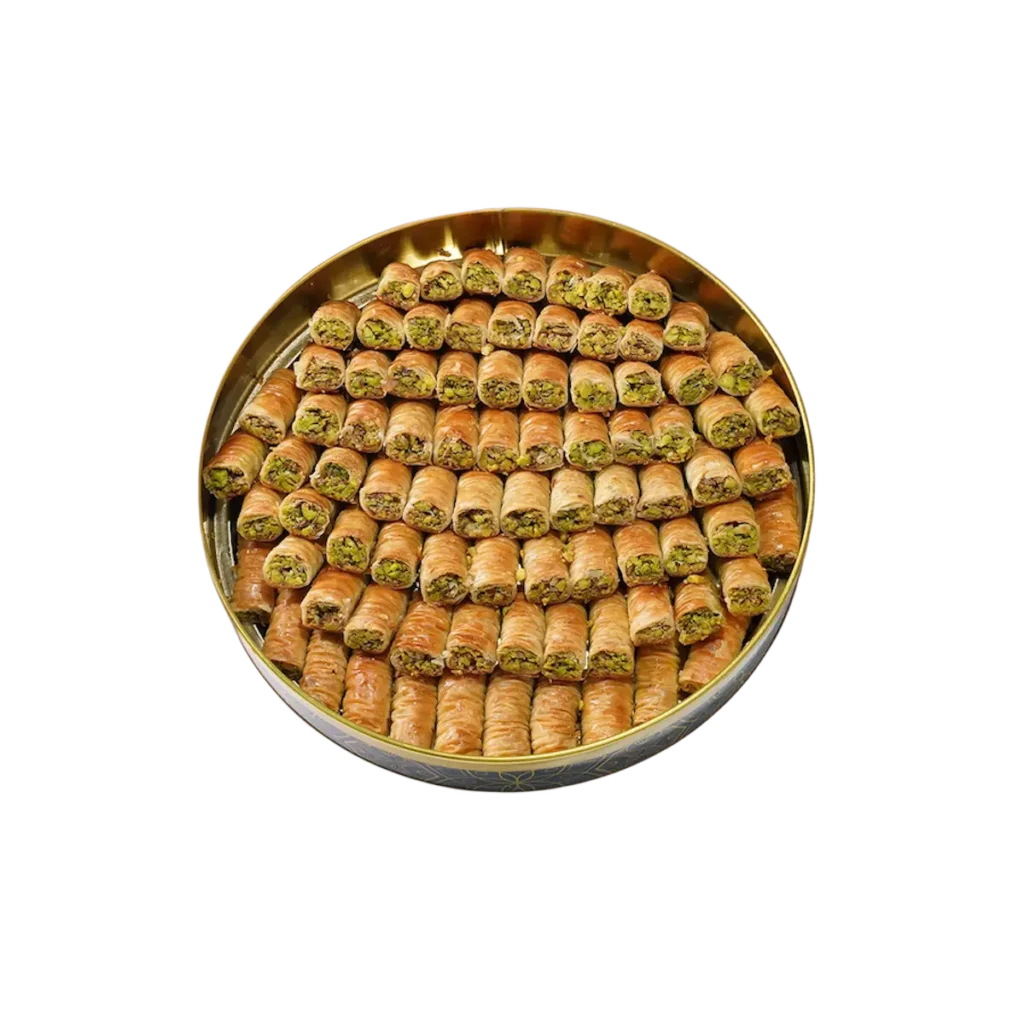 Syrian Pistachio Rolls – fine pastries with pistachio filling