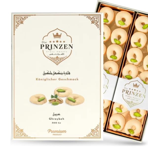 Pistazien Ghraybeh – zartes orientalisches Buttergebäck mit Pistazien