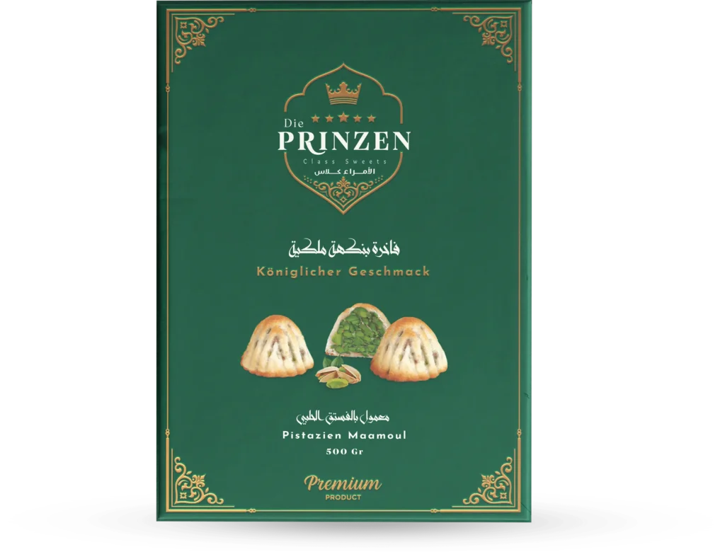 Pistazien Maamoul – traditionelles orientalisches Gebäck mit Pistazienfüllung