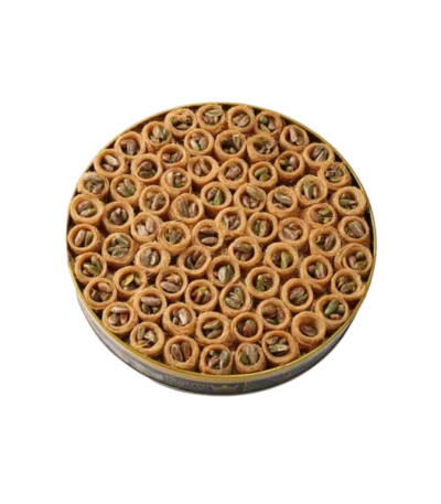 Vogelnest – orientalische Süßigkeit aus knusprigem Teig mit Nussfüllung