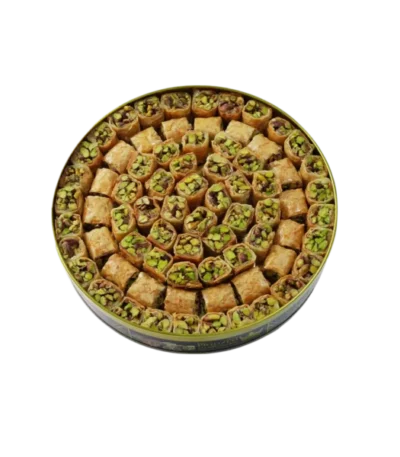 Zarte Teigfäden mit Pistazienfüllung – orientalisches Gebäck