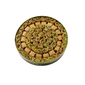 Zarte Teigfäden mit Pistazienfüllung – orientalisches Gebäck