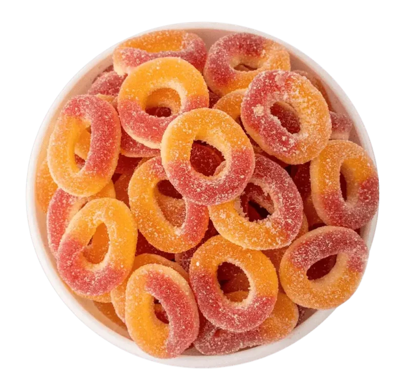 Fruchtige Fruchtgummi-Ringe Fruchtige Fruchtgummi-Ringe – bunte Gummiringe mit intensivem Fruchtgeschmack