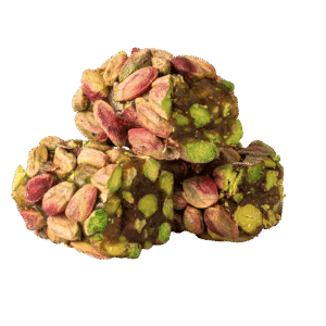 Rahapralinen mit Pistazien (weich) – zartschmelzende orientalische Süßigkeit