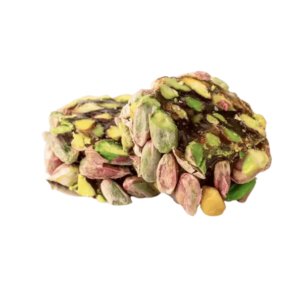 Rahapralinen mit Pistazien (Premium) – luxuriöse orientalische Pralinen mit edler Nussfüllung