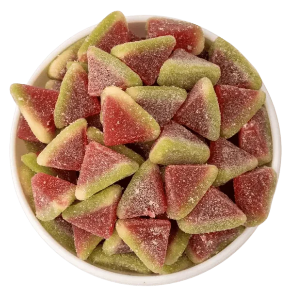 Wassermelonen-Fruchtgummi – halal Gummibonbons mit fruchtigem Melonengeschmack